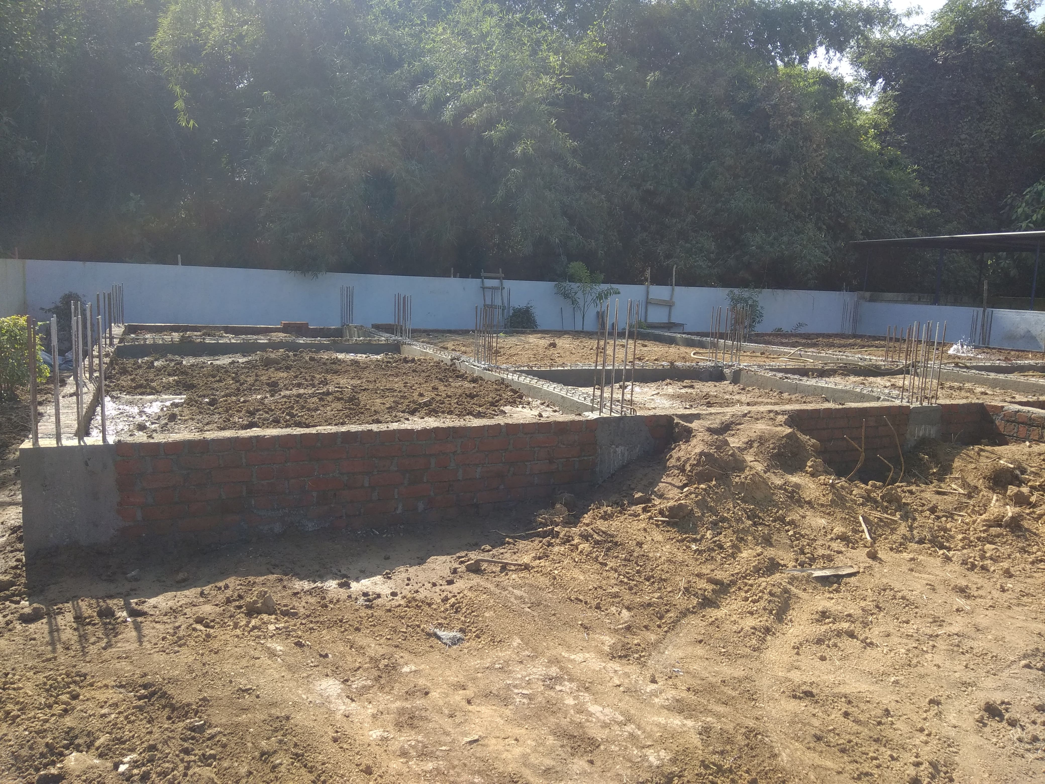 Ground floor foundation in place